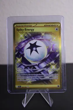 Spiky Energy 190/159 Pokemon SV09: Journey Together Holographic Hyper Rare Gold - Image 1