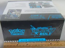 Factory Sealed Pokemon TCG Scarlet and Violet Black Bolt Elite Trainer Box - Image 2