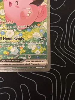 Pokemon TCG Journey Together Lillie's Clefairy EX SIR 184/159 - Image 4