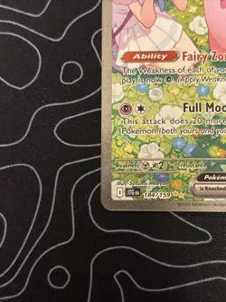 Pokemon TCG Journey Together Lillie's Clefairy EX SIR 184/159 - Image 5