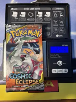 Pokemon Sun And Moon Cosmic Eclipse Booster Pack - HeavyU 22.46g Sealed - Image 1