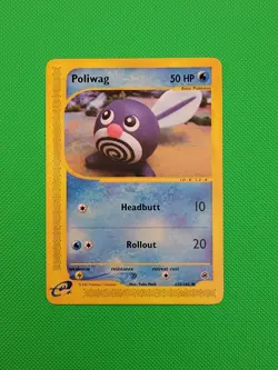 Pokemon TCG Poliwag 125/165 Expedition Base Set Regular NM - Image 1