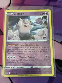 Clefairy - 062/196 Lost Origin Reverse Holo Pokemon Card - Image 1