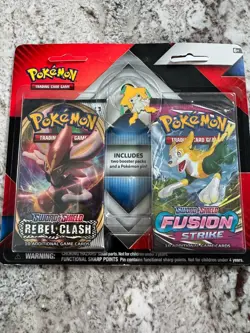 Pokemon Sword & Shield 2-Pack Blister with Pokemon Pin - Lot of 2 - Image 3