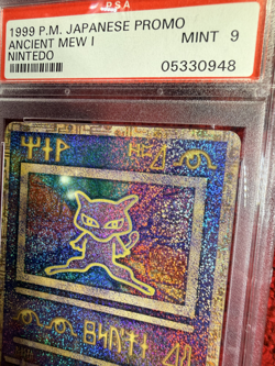 PSA 9 1999 POKEMON JAPANESE PROMO "NINTEDO" ERROR ANCIENT MEW I - Image 4