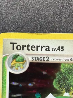 Pokemon TCG Diamond and Pearl Base Set -Torterra- Holo Rare 17/130 - Image 4