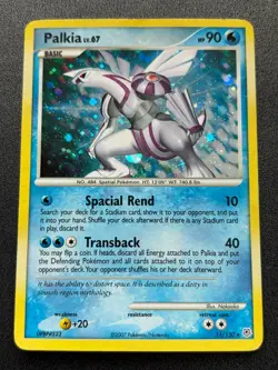 Pokemon TCG Diamond and Pearl Base Set -Palkia- Holo Rare 11/130 - Image 1