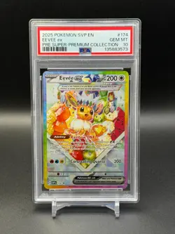Pokemon Eevee ex 174 Prismatic Super Premium Collection PSA 10 GEM - Image 1