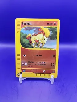 Ponyta Reverse Holo Aquapolis Set 102/147 MP Pokemon TCG - Image 1