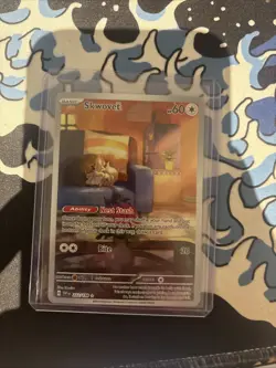 Pokemon TCG Skwovet 222/198 Scarlet & Violet Base Set Illustration - Image 1