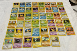 69/102 Pokemon Base Set Lot, LP, No Doubles, Vintage 2000 Wizards PICTURES - Image 2
