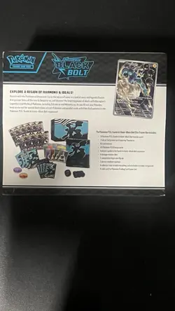 Pokemon TCG Scarlet & Violet: Black Bolt - Elite Trainer Box ETB -New and SEALED - Image 3