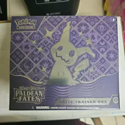 Pokemon TCG Scarlet & Violet Paldean Fates Elite Trainer Box ETB New Sealed 820650856181 - Image 1