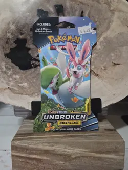 Pokemon Sun And Moon Unbroken Bonds Sleeved Booster Pack Factory Sealed - Image 1