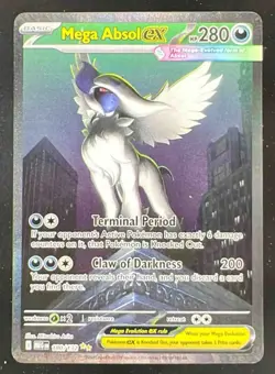 2025 Pokemon Mega Evolution #180/132 Mega Absol ex Special Illustration Rare - Image 1