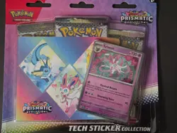 Pokemon TCG Scarlet and Violet 8.5 Prismatic Evolutions Tech Sticker LOT OF 3 - Image 2