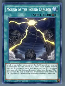 Mound of the Bound Creator DLCS-EN027 1st Edition - YuGiOh Light Play Card - Image 1