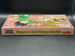Union Arena Hunter x Hunter Playmat & Half Storage Box Set Sealed New BANDAI - Image 3