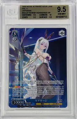 Weiss Schwarz Azur Lane Vol. 2 Kearsarge AZL/S119-105SP SP Foil Signed BGS 9.5 - Image 1
