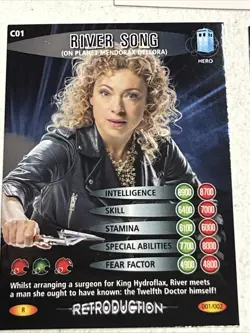 Doctor Who Battles In Time Comic Con Cruise 2026 Foil Card Set Song & Williams - Image 3