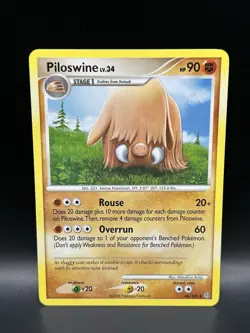 Piloswine 46/100 - Pokemon Stormfront Card - LP - Image 1