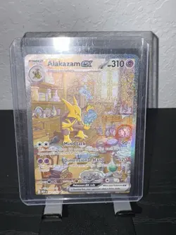 Pokemon TCG Alakazam EX 151 Holo Card Scarlet & Violet 201/165 - Image 3