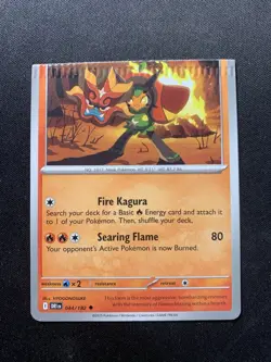 MISCUT ERROR Destined Rivals Hearthflame Mask Ogerpon #044/182 Pokemon Card - Image 1