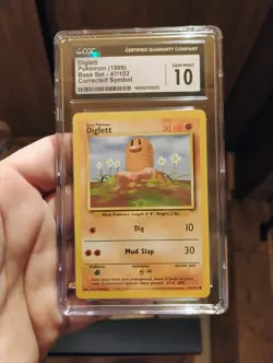 Pokemon cards Base set graded gem mint 10, first edition,misprinted pokemon card - Image 2