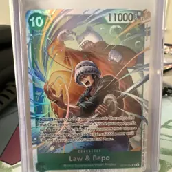 2x Law & Bepo ST24-004 SR Holo Foil One Piece TCG Card Game Near Mint - Image 3