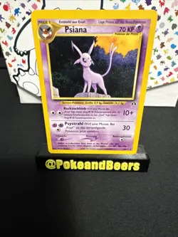 Pokemon Card Neo Discovery Rare 2000 20/75 German Psiana/Espeon - Image 1