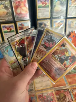 100+ Pokemon Card Lot Vintage–Modern GX Holo NO BINDER INCLUDED - Image 5