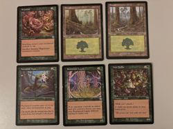 Magic the Gathering Mercadian Masques Cards - Green Mana. - Image 1