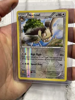 Noctowl - XY - BREAKthrough 120/162 Pokemon Card Reverse Holo NM TCG Pokemon - Image 1