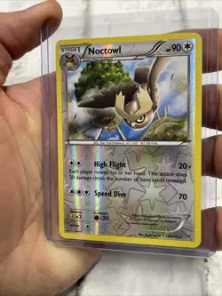 Noctowl - XY - BREAKthrough 120/162 Pokemon Card Reverse Holo NM TCG Pokemon - Image 2