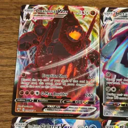Lot of 10 Pokemon VMAX Cards Ice Rider Calyrex, Inteleon, Rainbow Rare Slowking - Image 2