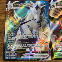 Lot of 10 Pokemon VMAX Cards Ice Rider Calyrex, Inteleon, Rainbow Rare Slowking - Image 5