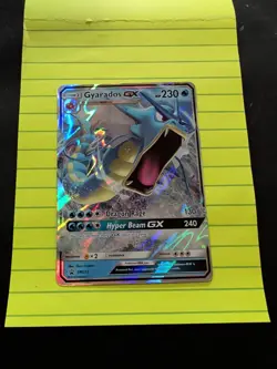 Pokemon Card TCG - Gyarados GX SM212 Hidden Fates Sun & Moon Promo Near Mint - Image 1