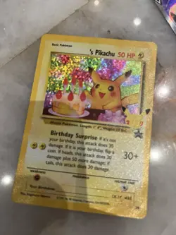 Birthday Pikachu 24/53 Promo Holo 1999 Pokemon TCG Card Stock 50 HP - Image 1