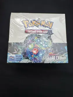 Pokemon Trading Card Game Stellar Crown Booster Box Factory Sealed - Image 1