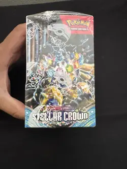 Pokemon Trading Card Game Stellar Crown Booster Box Factory Sealed - Image 2