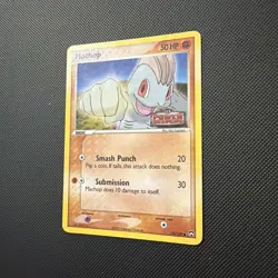Machop - 53/108 Reverse Holo EX Power Keepers NM- Pokemon Card - STAMPED - Image 2