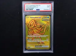 Pokemon 2025 Prismatic Evolutions Hyper Rare Card #178 Walking Wake EX PSA 9 - Image 1