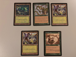 Magic the Gathering Urza's Saga Cards - Green Mana - Image 1