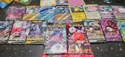 pokemon lot 1000+ cards including sealed packs, hits, dice, binder, etb holos - Image 2