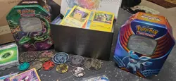 pokemon lot 1000+ cards including sealed packs, hits, dice, binder, etb holos - Image 5