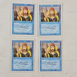 MTG Counterspell Revised Edition White Border Interrupt EN X4 Playset - Image 1