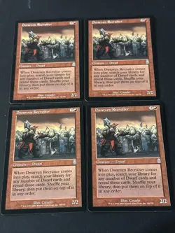 Dwarven Recruiter X4 Odyssey Ex Condition See Pics Front Back - Image 1