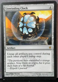 Unwinding Clock NM8/LP7 164/175 New Phyrexia regular - Image 1