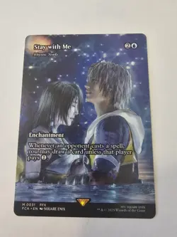 Stay With Me Rhystic Study Final Fantasy Mtg Reg NM - Image 1