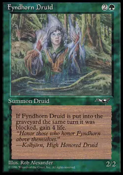 Fyndhorn Druid (Facing Front) x4 - Alliances - Light Play, English - Alliances - Image 1